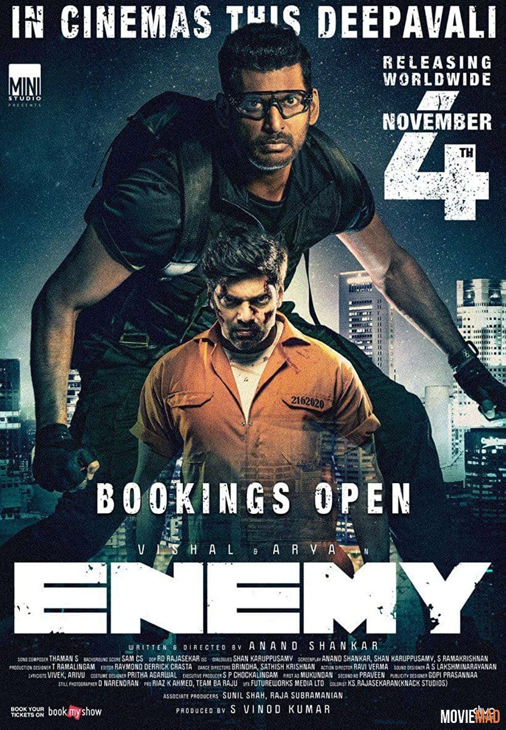 Enemy (2021) Hindi Dubbed ORG HDRip Full Movie 720p 480p